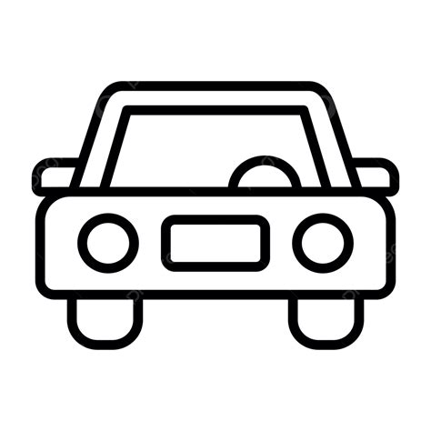 Car Line Icon Vector Car Icon Car Garage Png And Vector With