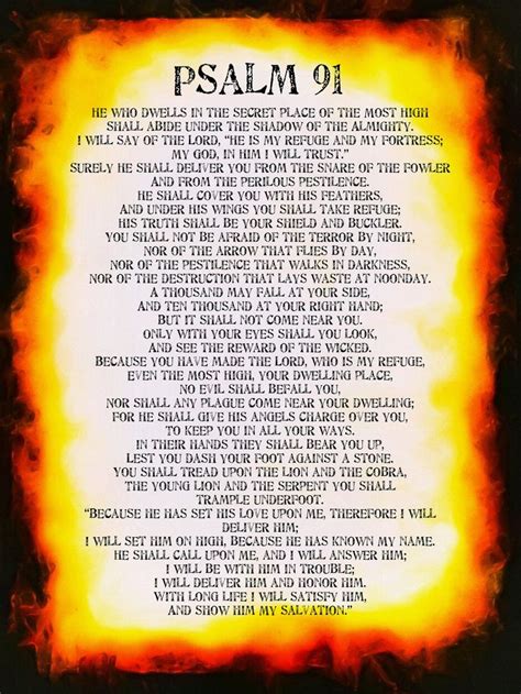 Psalm 91 Nkjv Nkjv Psalm 91 Poster Download Printable Psalm 91