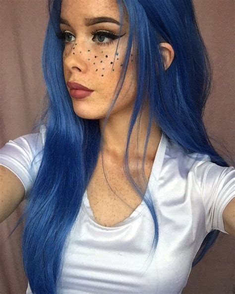 The Biggest Gallery Of Dyed Hair Youll Ever Find Dyed Hair Blue