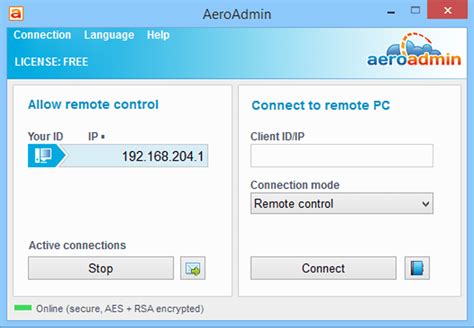 Remote desktop connection client 2 also takes advantage of the new helpviewer and improved help topics for quick access to fresh online product help from within the application. AeroAdmin 4.7 Review (A Free Remote Desktop Program)