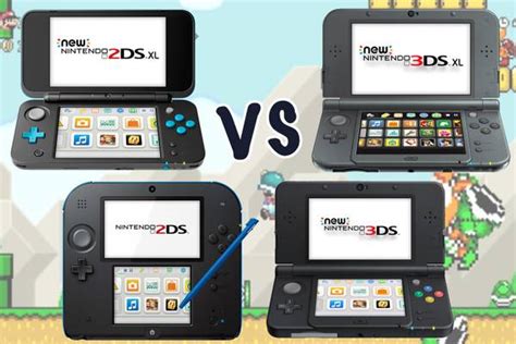 Nintendo 2ds Xl Vs 2ds Vs 3ds Vs 3ds Xl Whats The Difference