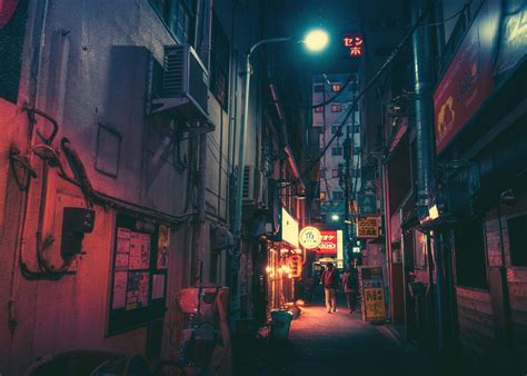 Ch T L Ng K Alleyway Background Anime P Nh T