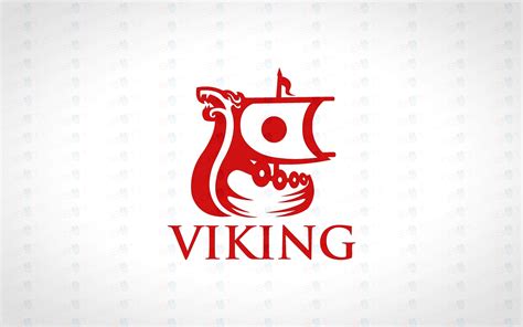Majestic Viking Boat Logo For Sale Premade Logo Lobotz
