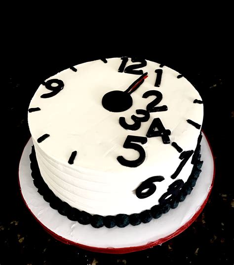 Time Clock themed Retirement Cake | Retirement cakes, Cake, Cupcake cakes