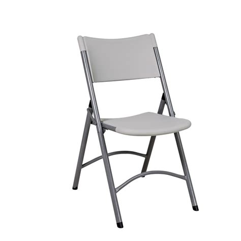 Let's face it, you're not looking for folding chairs for their decor benefit. Office Star Products Light Gray Resin Seat Outdoor Safe ...