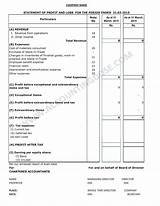 Images of Profit And Loss Balance Sheet Template