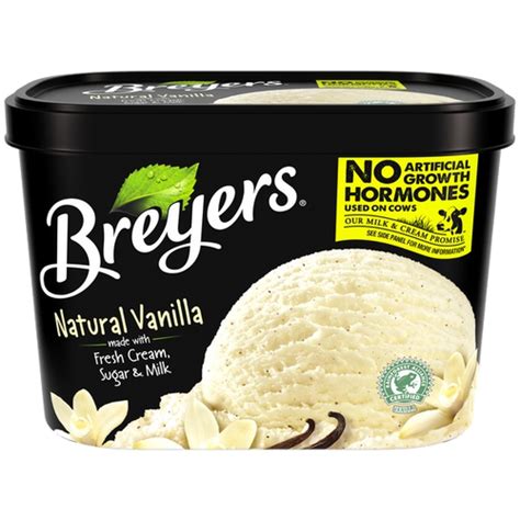 Breyers Natural Vanilla Ice Cream Oz Pints Ice Cream