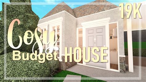 Bloxburg Cosy Budget House 19k House Build Youtube