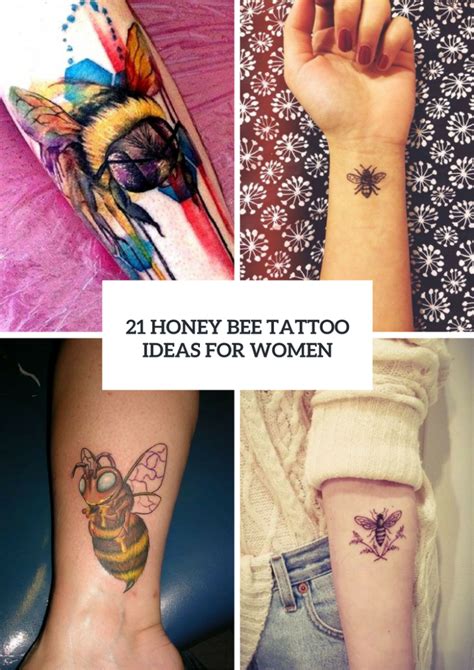 21 Honey Bee Tattoo Ideas For Women Obsigen