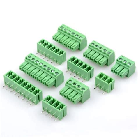 35mm Pitch Pcb Pluggable Screw Terminal Blocks Plug Right Angle Or Straight Socket