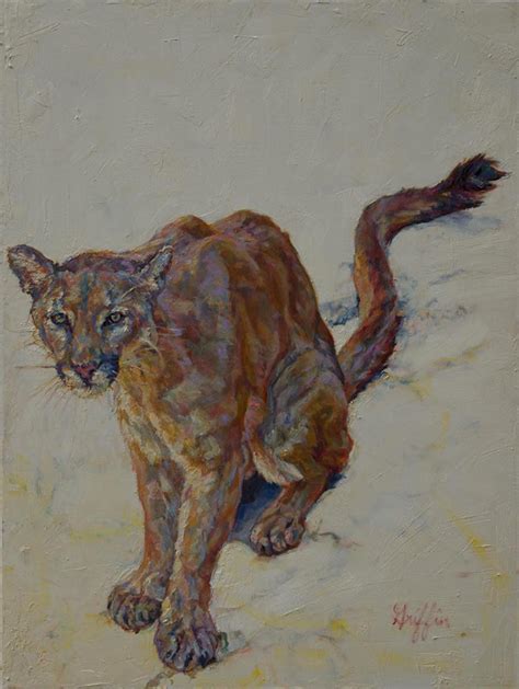 Daily Painters Of Pennsylvania Colorful Contemporary Wildlife Art Cat