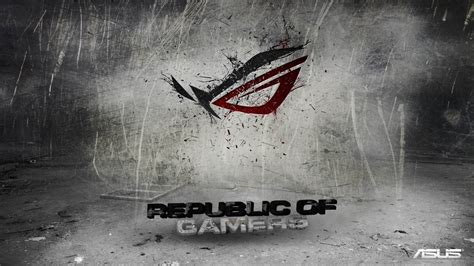 Download Wallpaper Logo Asus Republic Of Gamers Section Hi Tech In