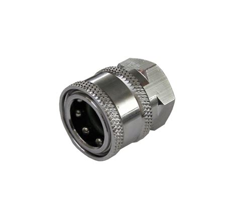 195mm Ø High Pressure Stainless Steel Quick Release Coupling 3 O Ring
