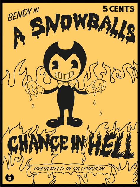 Bendy And The Ink Machine Poster By Snowskii On DeviantArt