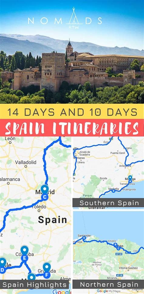 7 10 And 14 Days Spain Itinerary Download In Pdf For Free Spain
