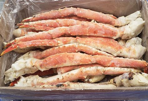 Colossal Red King Crab Legs Caudles Catch Seafood