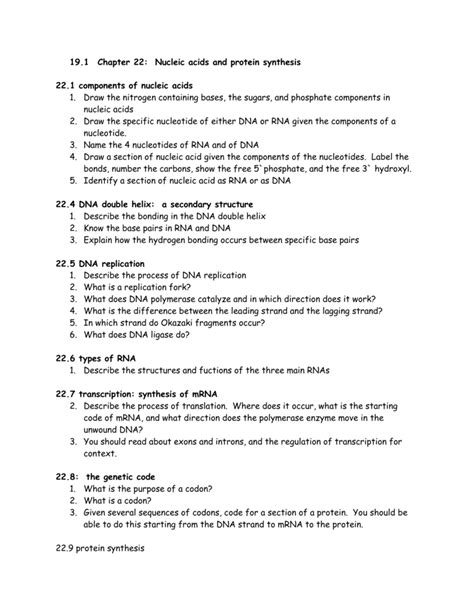 Biology chapter 8 vocabulary practice answers | added by users. Nucleic Acids And Protein Synthesis Worksheet Answers