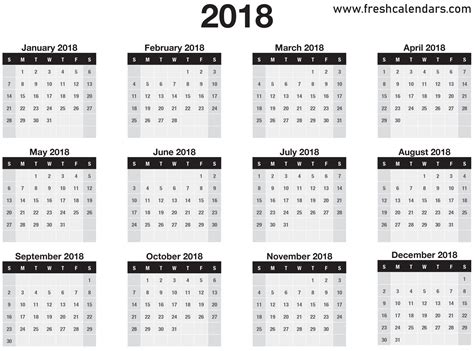 Calendar For All 12 Months Best Calendar Example