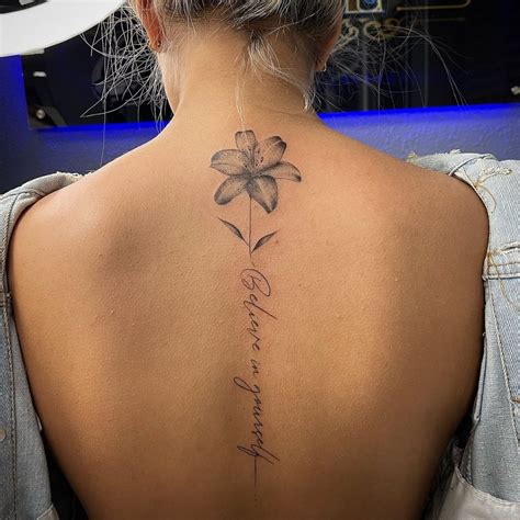 12 Incredible Spine Tattoos For Women A Best Fashion
