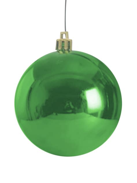 Christmas Ball 50mm Glossy Green Artificial Xmas Tree Warehouse