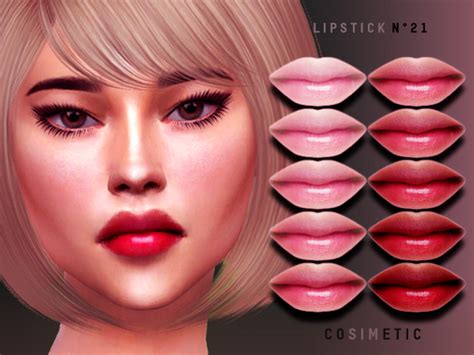 Lipstick N21 By Cosimetic From Tsr Sims 4 Downloads