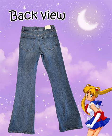 Sailor Moon Jeans Women And Teens Distressed Jeans Sailor Etsy