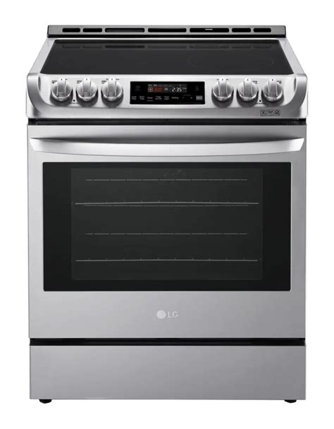 Lg Lse5613st 30 Inch Electric Range Slide In Self Clean True Convection