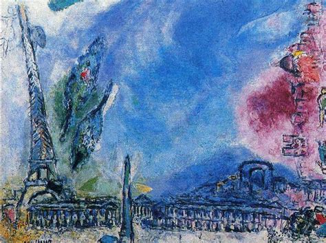 Paris Cityscape Marc Chagall Encyclopedia Of Visual Arts