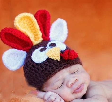 Uniikstuff Baby Baby Turkey Kids Hats Turkey Hats