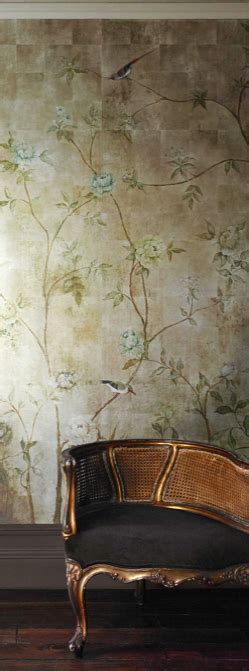 Sidney Paul And Co Chinoiserie Mural At Wallpaper Direct Gold
