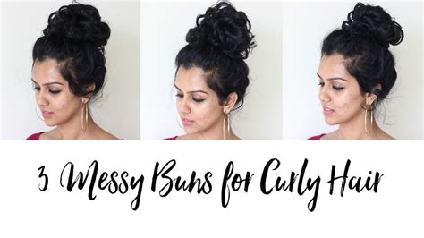 25 How To Do The Perfect Messy Bun With Curly Hair