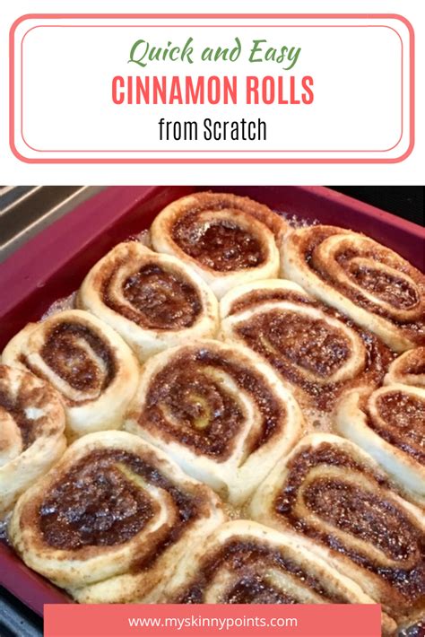 Quick And Easy Cinnamon Rolls From Scratch