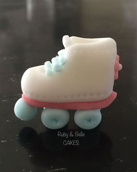 Roller Skates Cupcake Topper By Ruby And Belle Cakes Brighton Uk
