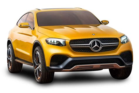 Yellow Mercedes Benz Glc Coupe Car Png Image For Free Download