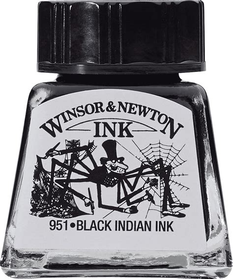 Winsor And Newton Black Indian Ink 14ml