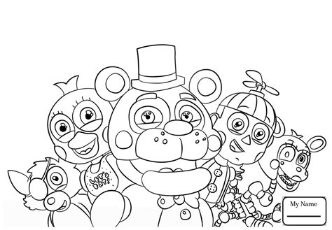 Fnaf Foxy Free Coloring Pages