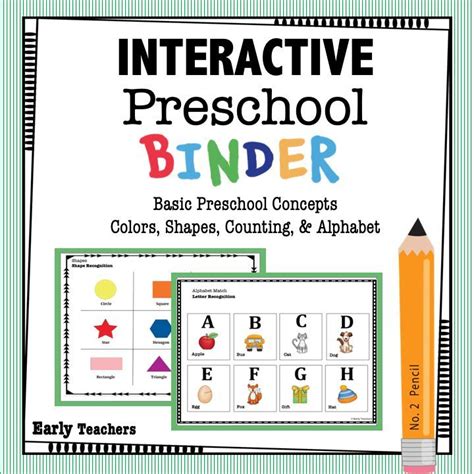 Preschool Interactive Notebook Interactive Activities Interactive