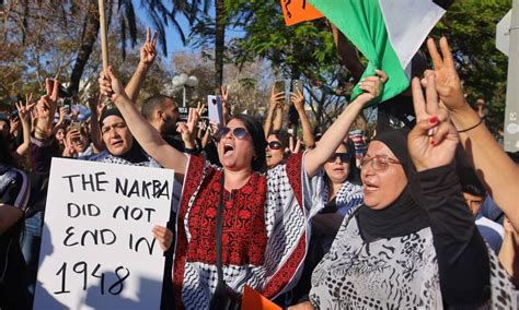 Rabes Israelenses Protestam Na Cidade De Jaffa Onde Viol Ncia E