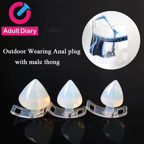 Adult Diary Silicone Anal Plug With Underwear Thong Outdoor Butt Plug Strap On Chastity Pants