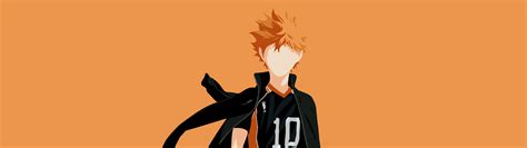 Shoyo Hinata Haikyuu Minimalist 8k Wallpaper