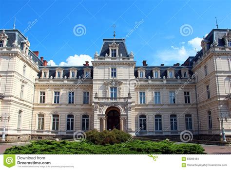 Potocki Palace In Lviv Ukraine Stock Photo Image Of Mansion City