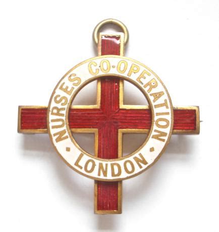 Sally Bosleys Badge Shop Nurses Co Operation London Qualified Nurse Numbered Badge