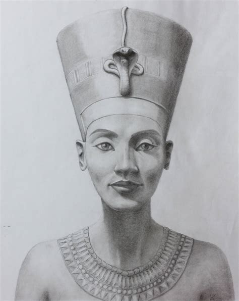 Nefertiti Sketch By Egelertorsten On Deviantart