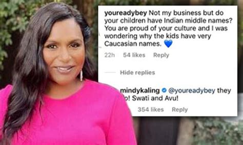 mindy kaling reveals her son spencer s middle name daily mail online