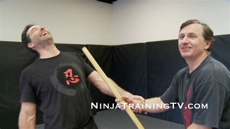 Hanbo Stick Fighting Technique Hanbojutsu Three Foot Staff Youtube