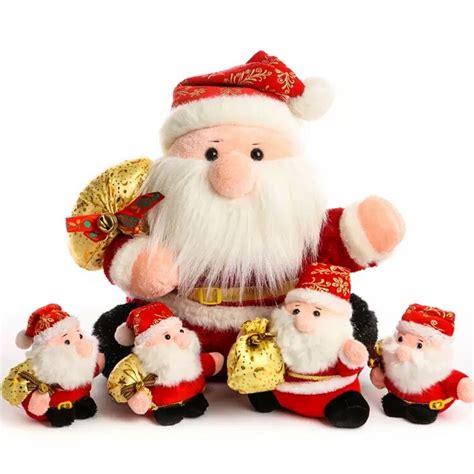 Chinese Manufacturer 2017 Musical Baby Animated Santa Claus Plush Toy