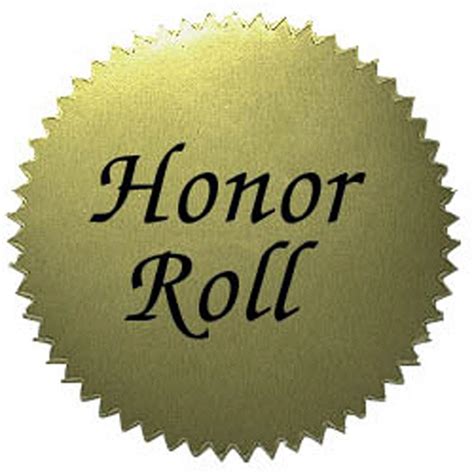 Gold Sticker Honor Roll H Va317 Flipside Awards