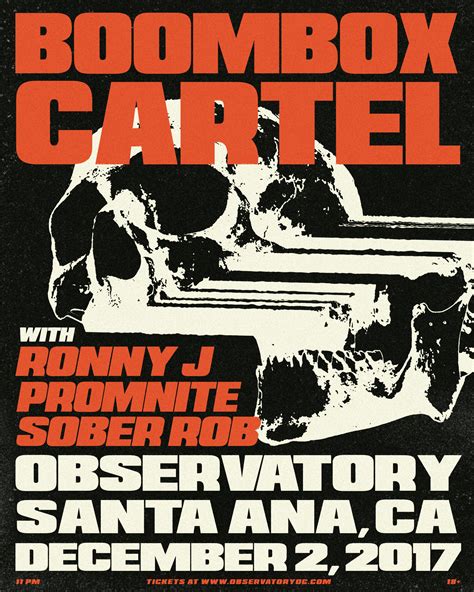 Buy Tickets To Boombox Cartel The Observatory Oc In Santa Ana