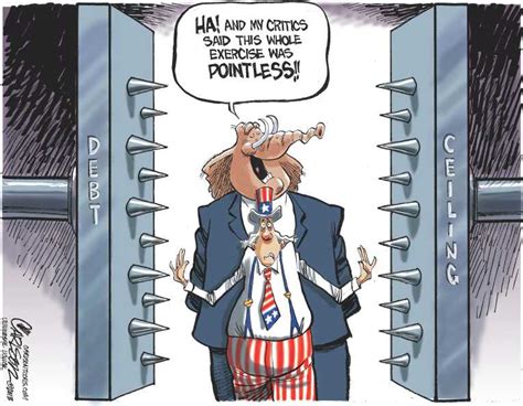 Political Cartoon On Debt Ceiling Deal Imminent By Stuart Carlson At