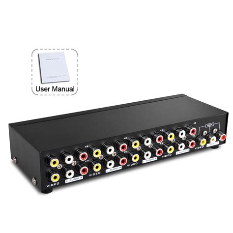 Looking to buy a ubiquiti unifi switch 8? AV Switch Box Switcher Selector 8 Way Port RCA Stereo ...
